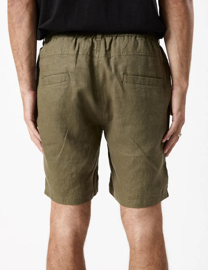 Tanner 3.0 Linen Shorts | Fatigue