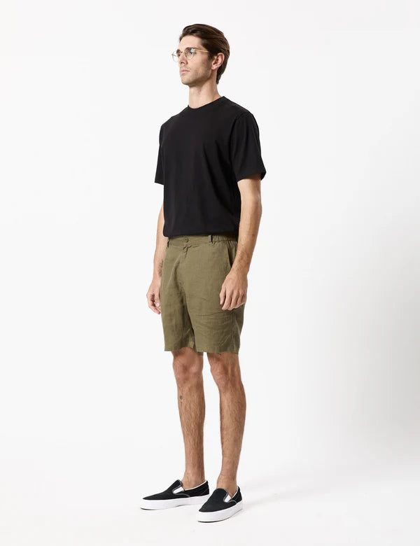 Tanner 3.0 Linen Shorts | Fatigue