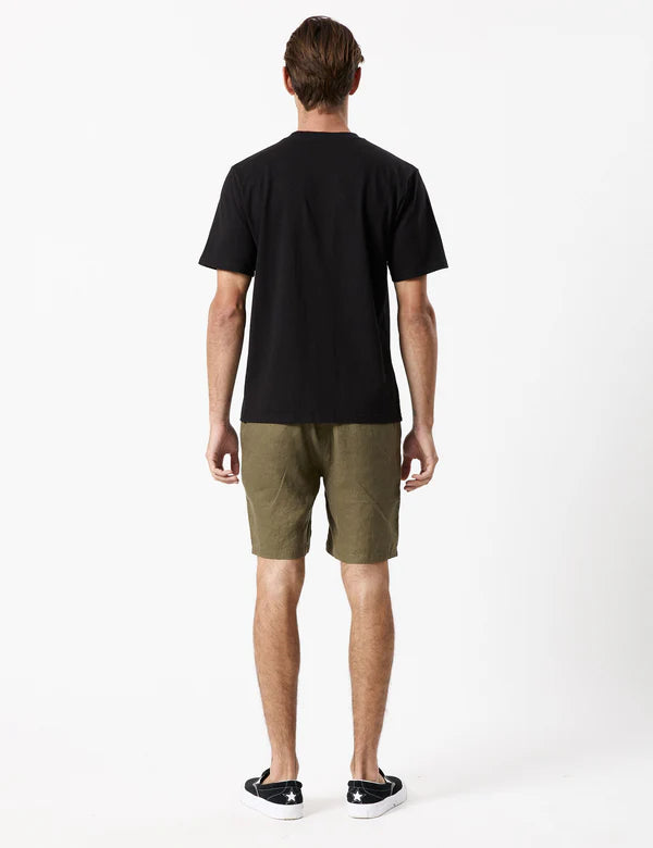 Tanner 3.0 Linen Shorts | Fatigue