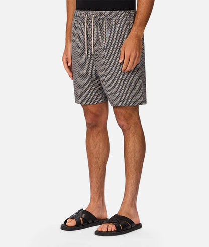 The Savanna Swim Short | Navy/Multi