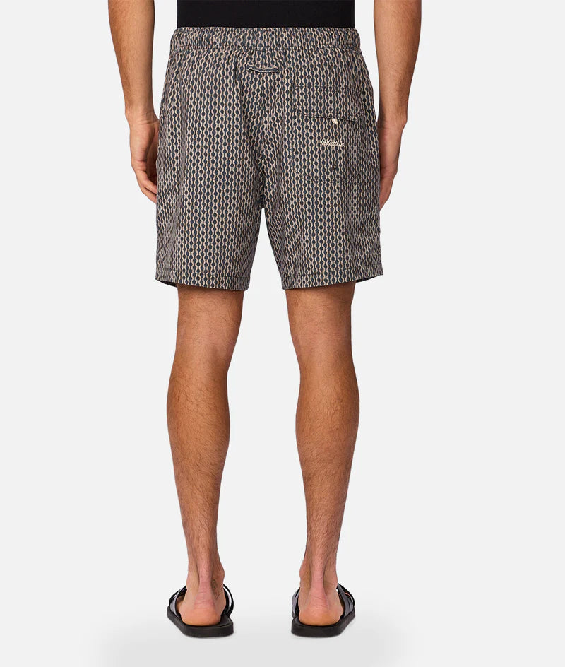 The Savanna Swim Short | Navy/Multi