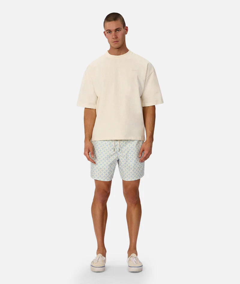 The Caletta Swim Short | Blue/Vanilla