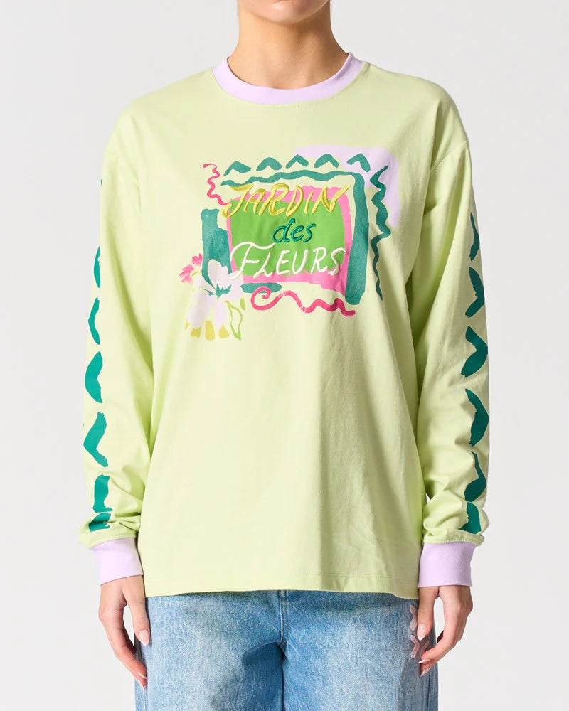 Malibu Long Sleeve Tee | Jardin Des Fleur