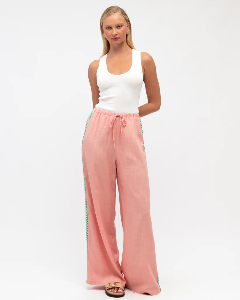 Everyday Pants | Pink/Green