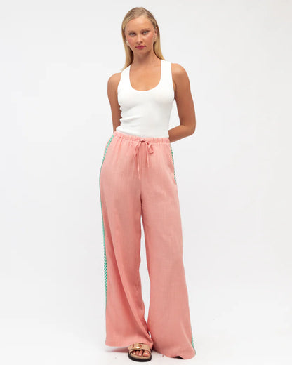 Everyday Pants | Pink/Green