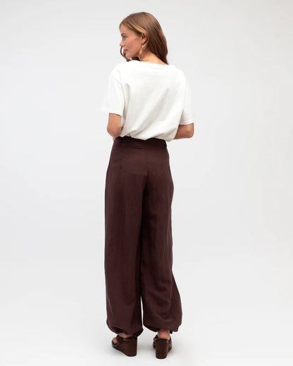Acia Ballon Pant | Chocolate