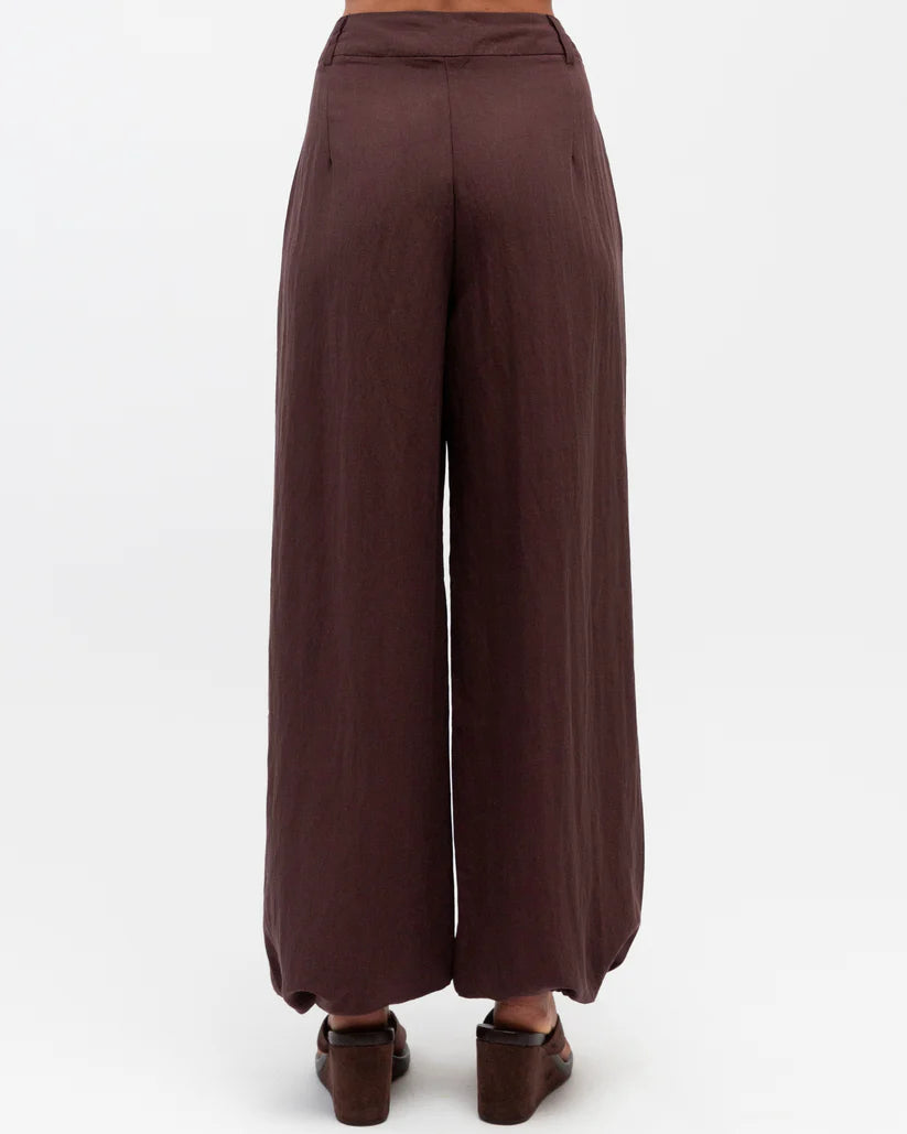 Acia Ballon Pant | Chocolate
