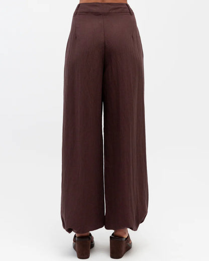 Acia Ballon Pant | Chocolate