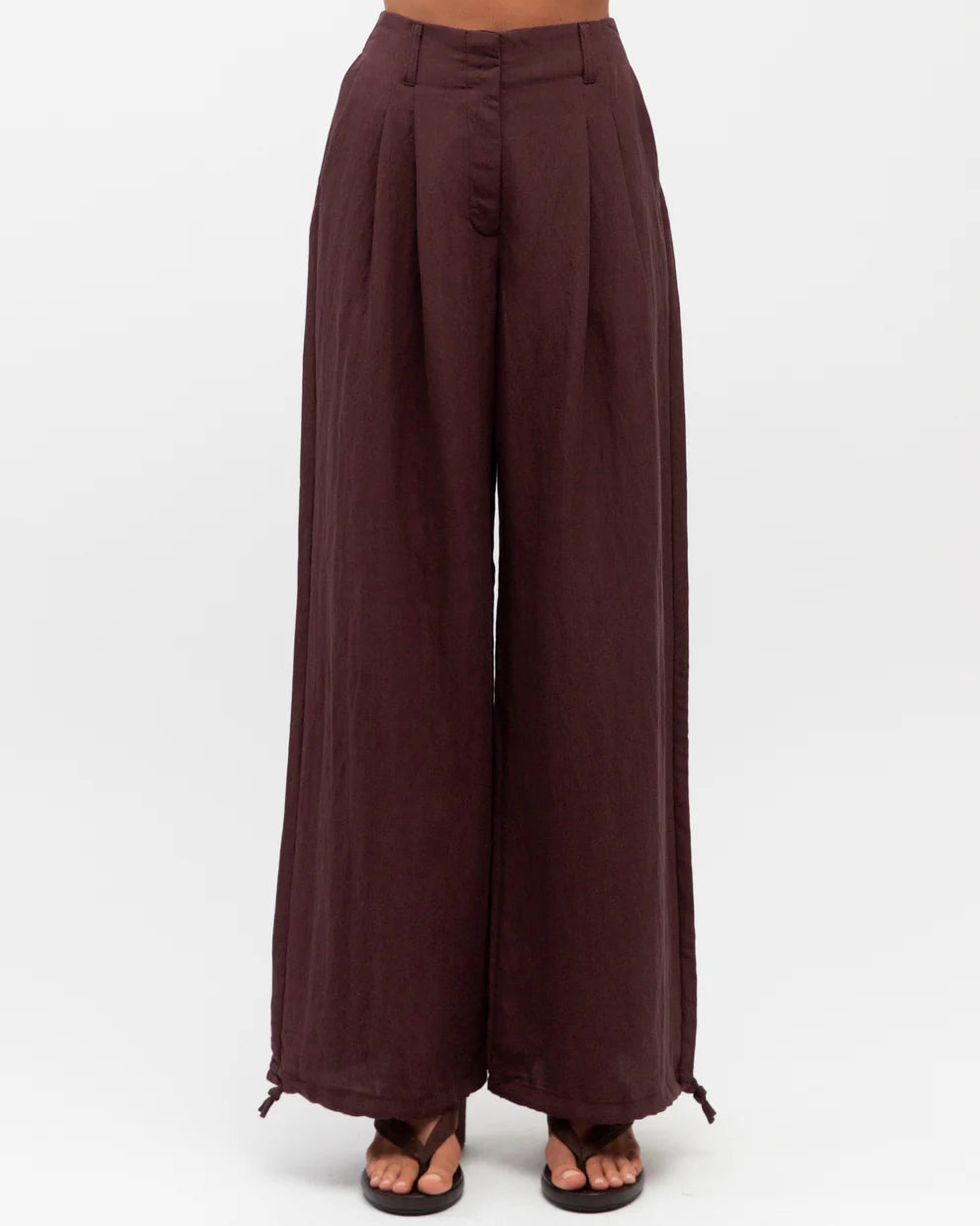 Acia Ballon Pant | Chocolate
