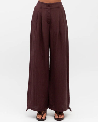 Acia Ballon Pant | Chocolate