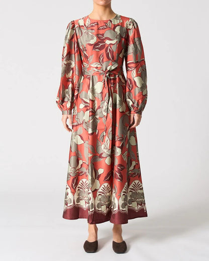 Paris Dress | Jaguar Jungle Orange