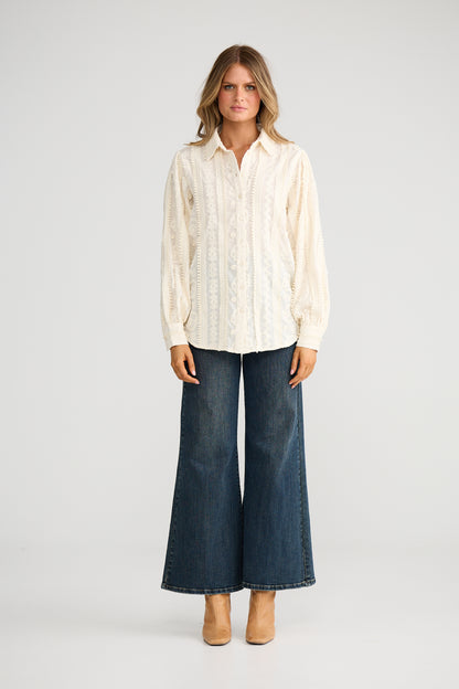 Flower Child Shirt | Ivory