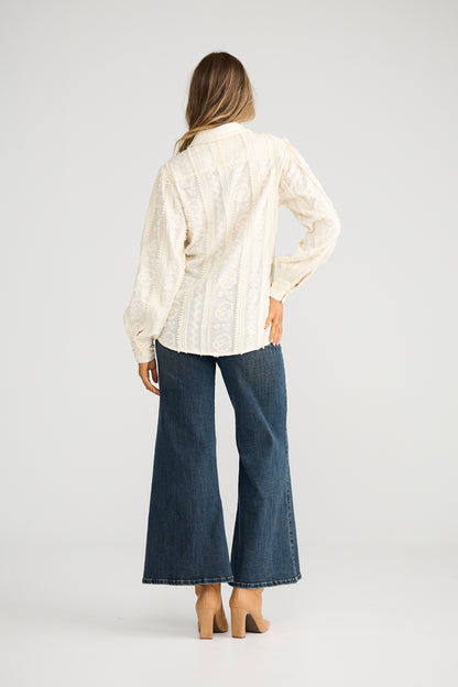 Flower Child Shirt | Ivory