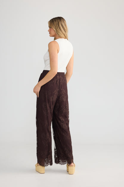 Juno Pant | Chocolate Lace