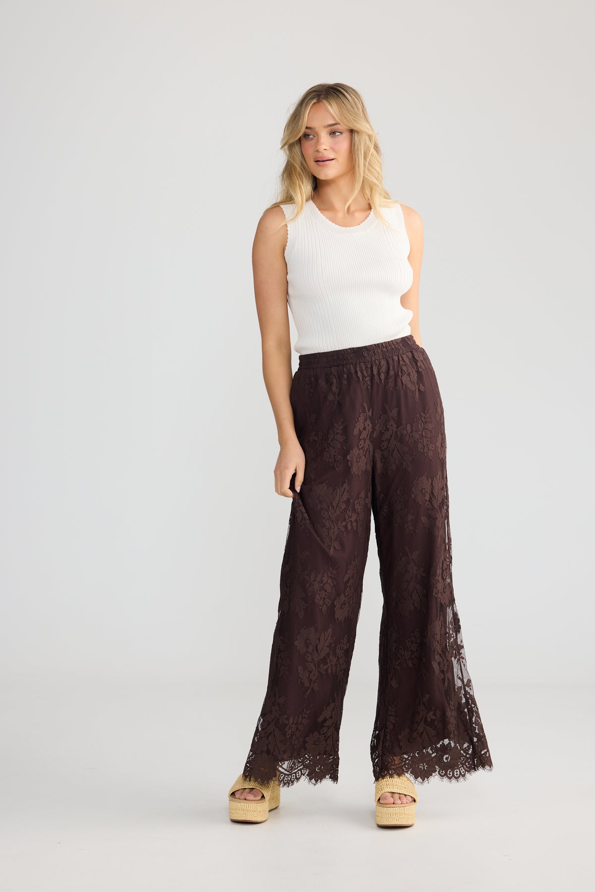 Juno Pant | Chocolate Lace