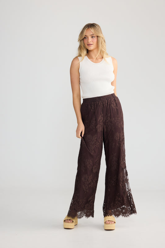 Juno Pant | Chocolate Lace