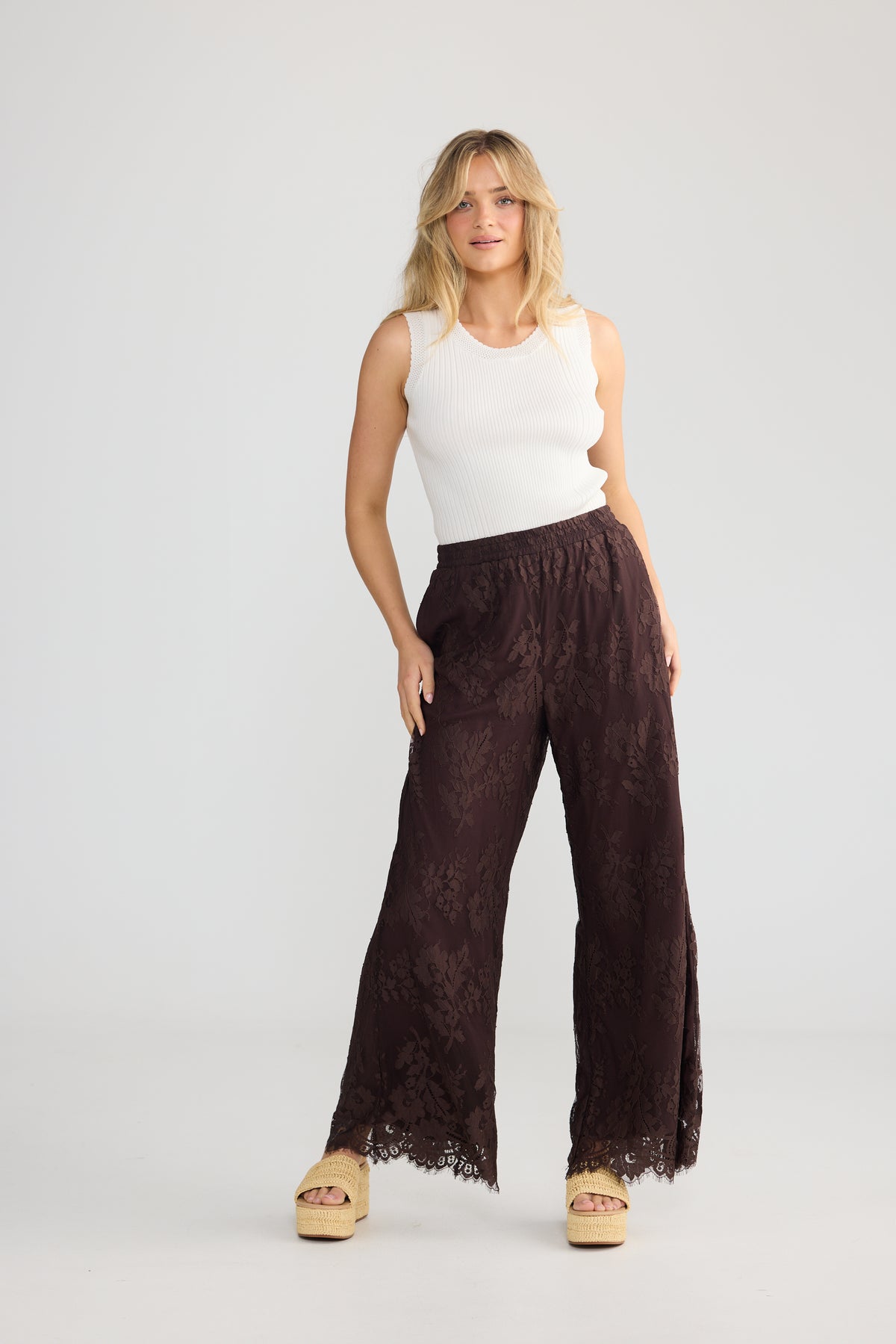 Juno Pant | Chocolate Lace