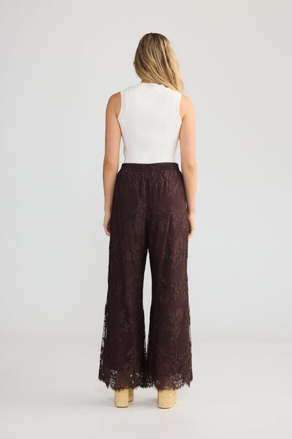 Juno Pant | Chocolate Lace