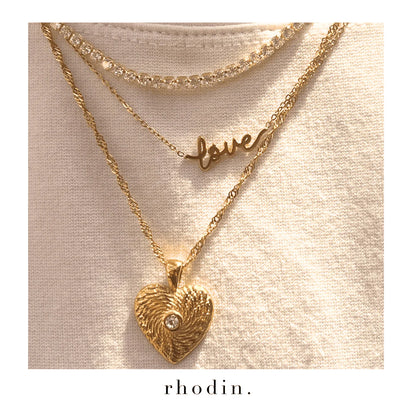 RC Love Heart with Sparkle Necklace