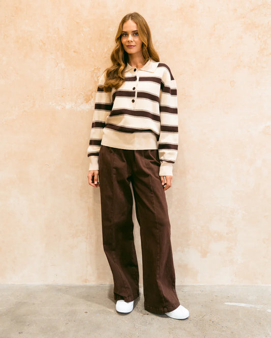 Latte Lines Knit