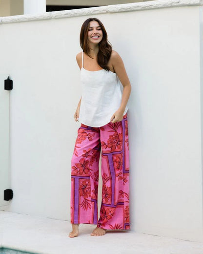 Talulah Plain Cami | White