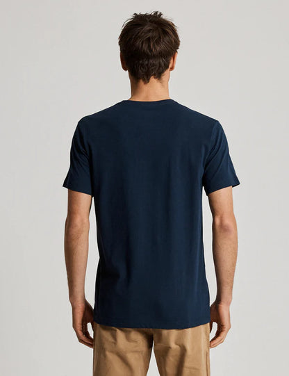 Reginald Organic Tee | Navy