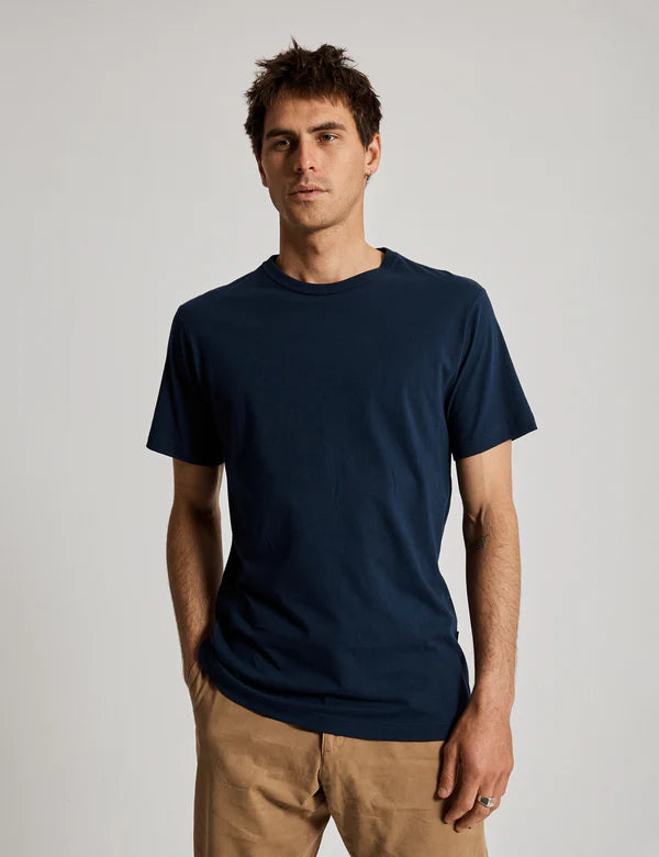 Reginald Organic Tee | Navy