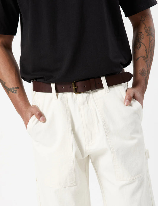 Simple Leather Belt | Brown