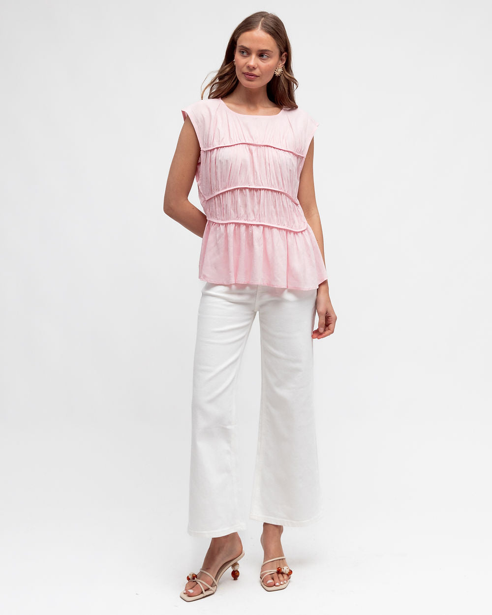 Mermaid Plain Top | Baby Pink