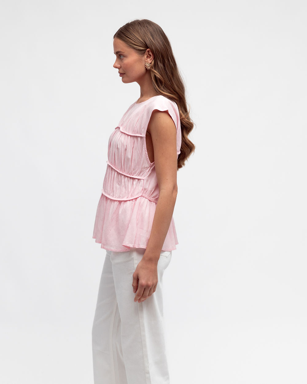 Mermaid Plain Top | Baby Pink