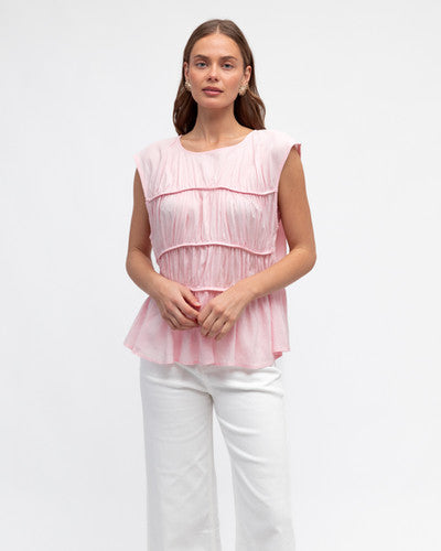 Mermaid Plain Top | Baby Pink