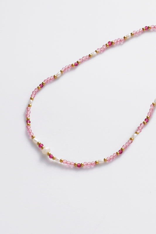 Monique Necklace | Pink