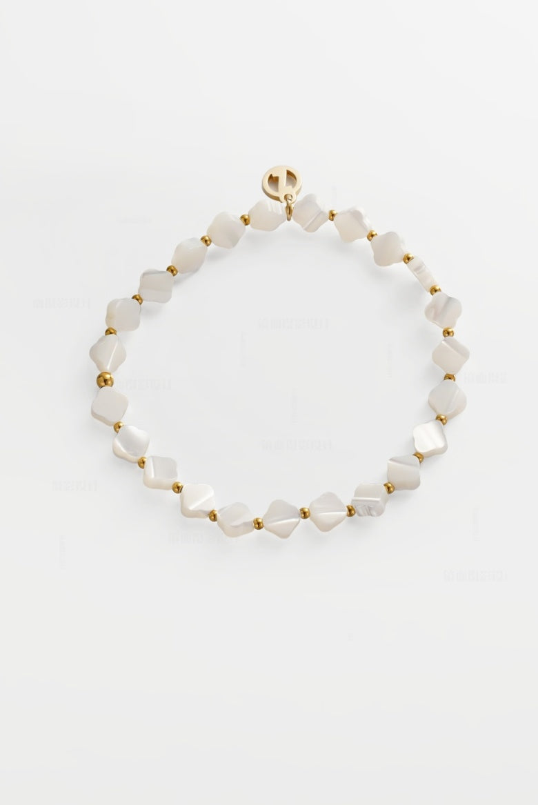 Jenna Bracelet | White