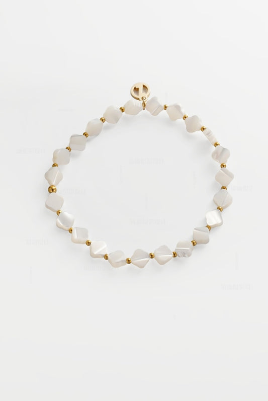 Jenna Bracelet | White