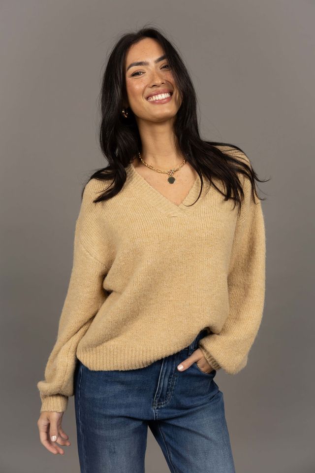 Nouveau V Neck Jumper