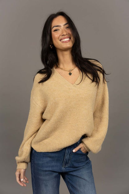 Nouveau V Neck Jumper