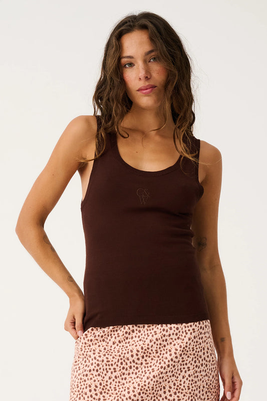 Thea Knit Tank | Truffle
