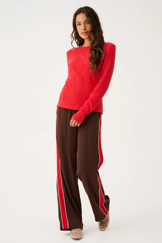 Dusty Pant | Truffle/Red